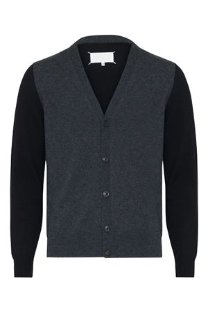 Grey wool cardigan MAISON MARGIELA | S67HP0034M13177001F